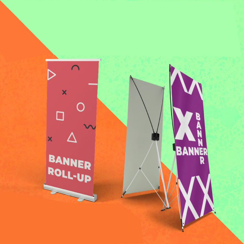 Banner Impressão Digital Costeira - Impressão Digital Banner Roll Up