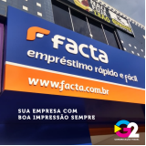 letras caixa em acrílico Cidade Industrial de Curitiba